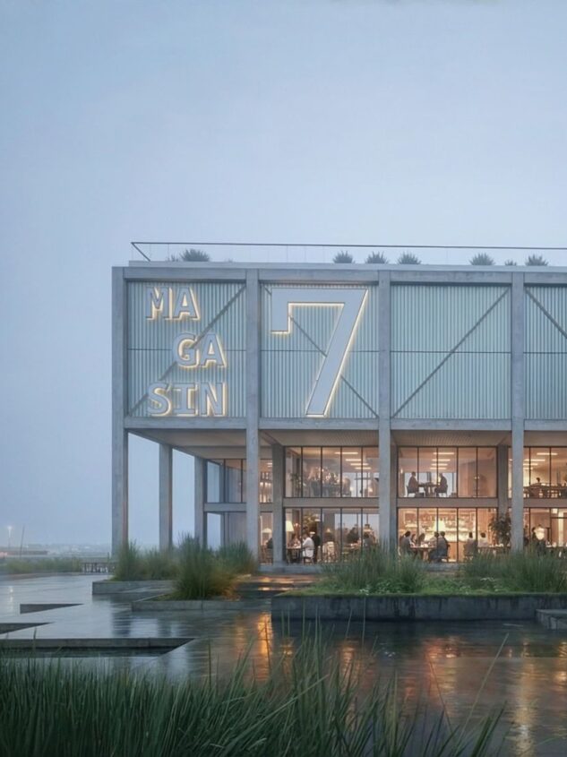 Tredjeplats i arkitekttävling för Magasin 7 i Varberg